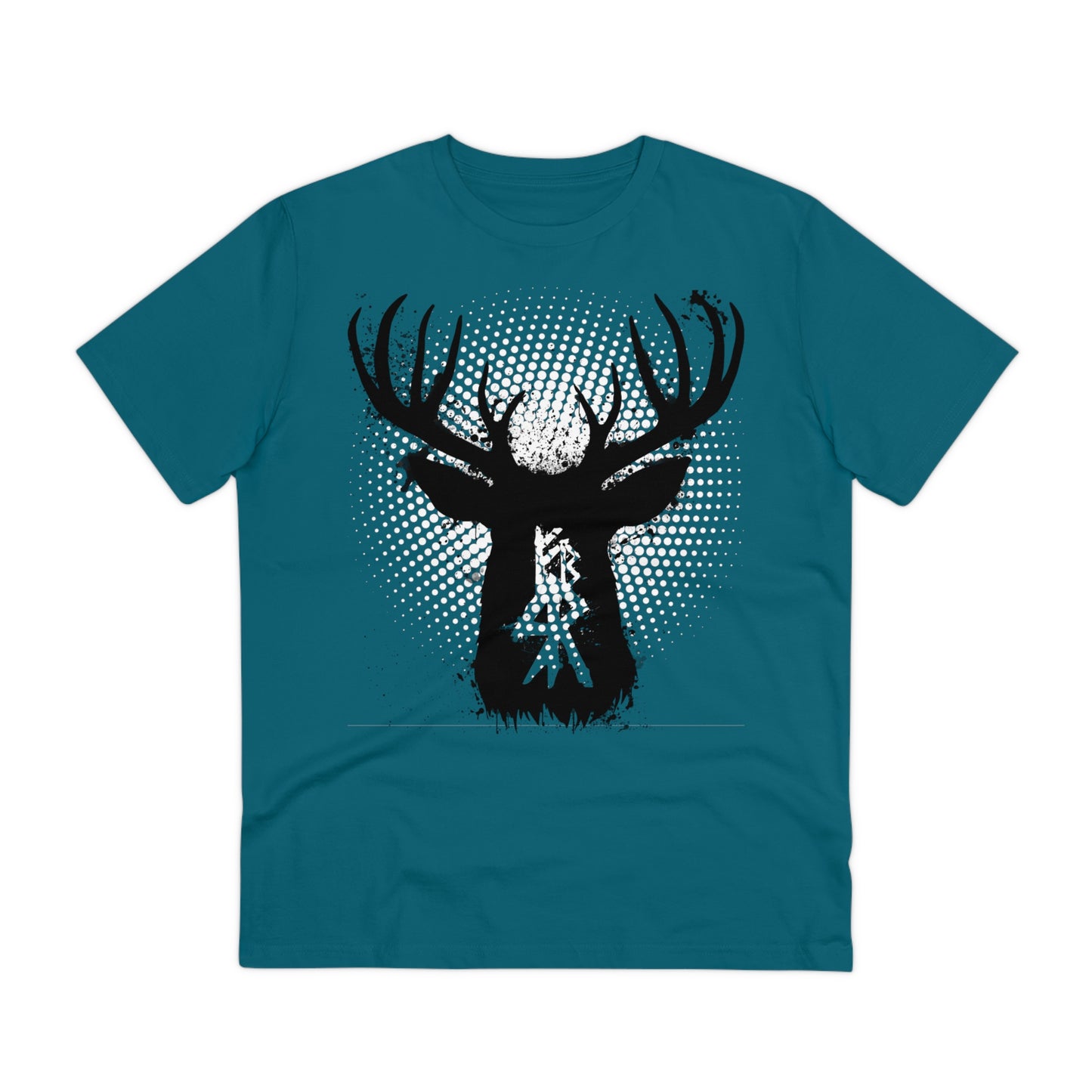 T-shirt unisex eco cotton - deer binding halter