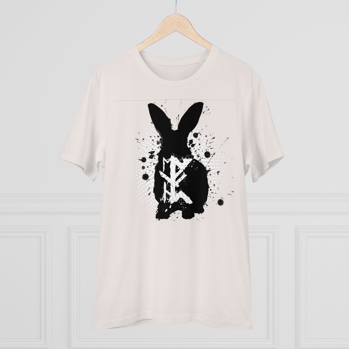 T-shirt unisex eco cotton - rabbit binding halter