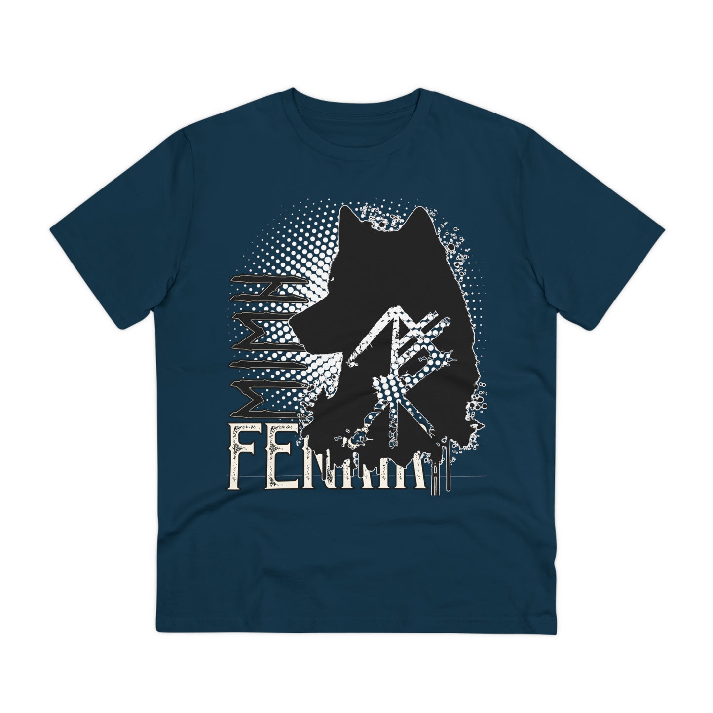 T-shirt unisex eco cotton - wolf Fenrir