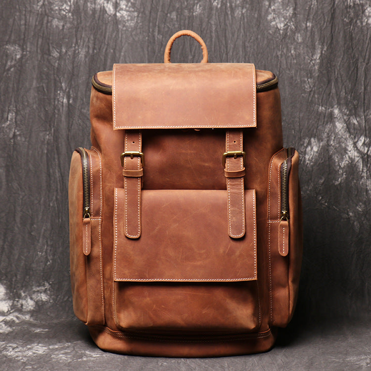 Men's Backpack Crazy Horse Leather