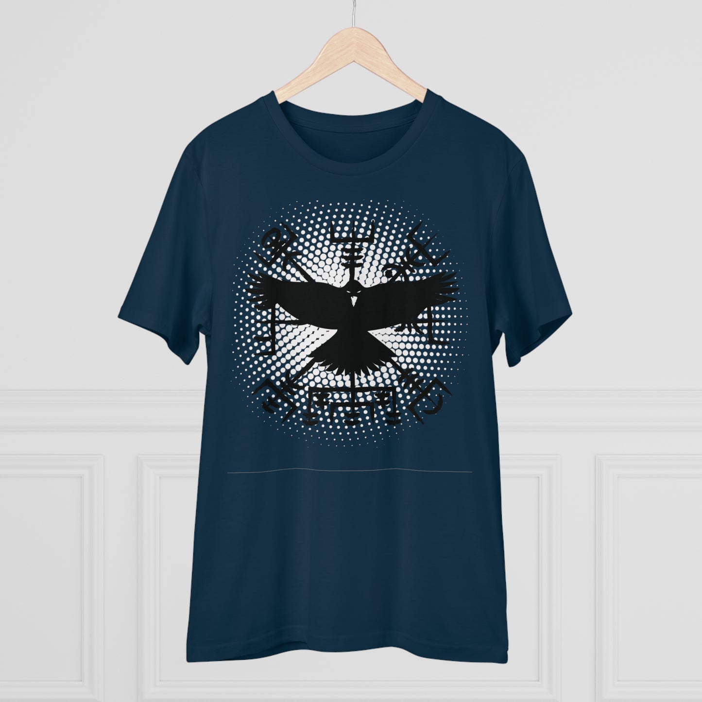 T-shirt unisex eco cotton - vegvisir and raven