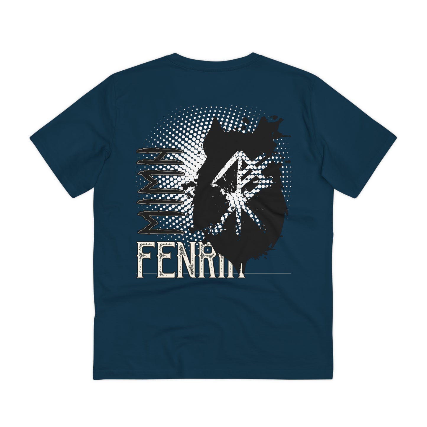 T-shirt unisex eco cotton - wolf Fenrir