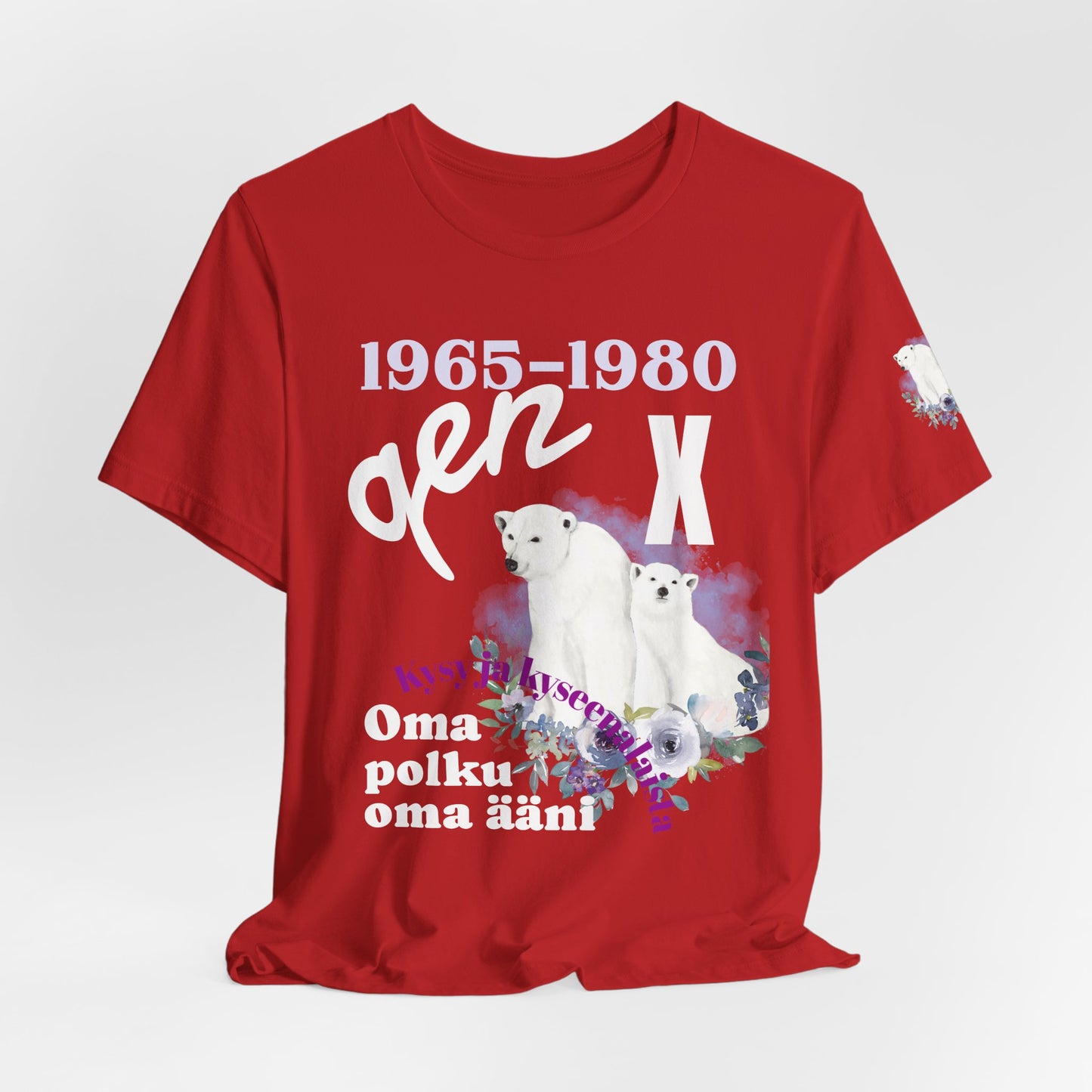 gen x jääkarhu  Unisex Jersey Short Sleeve Tee