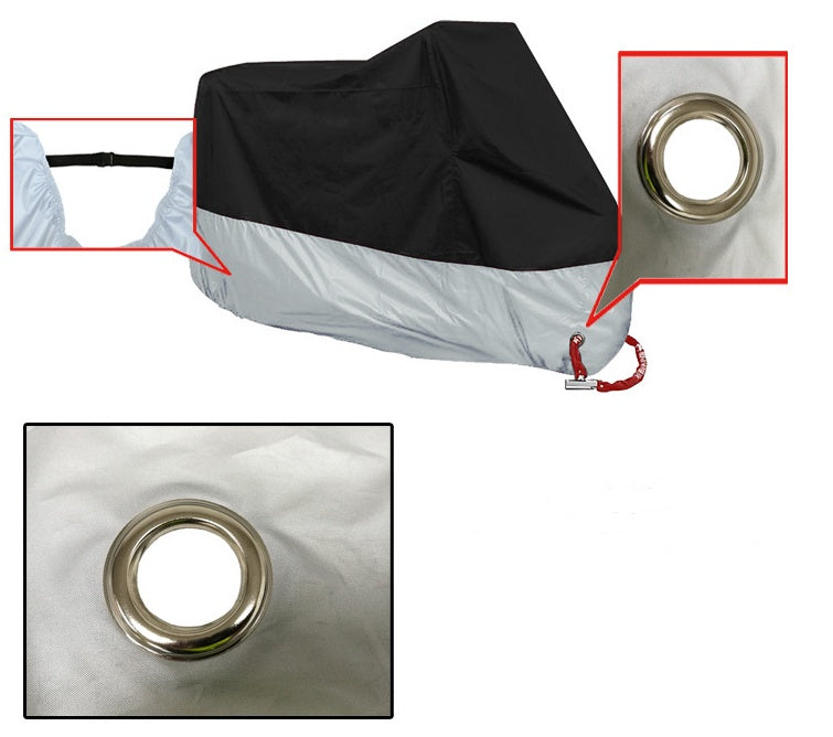 Waterproof motorcycle cover