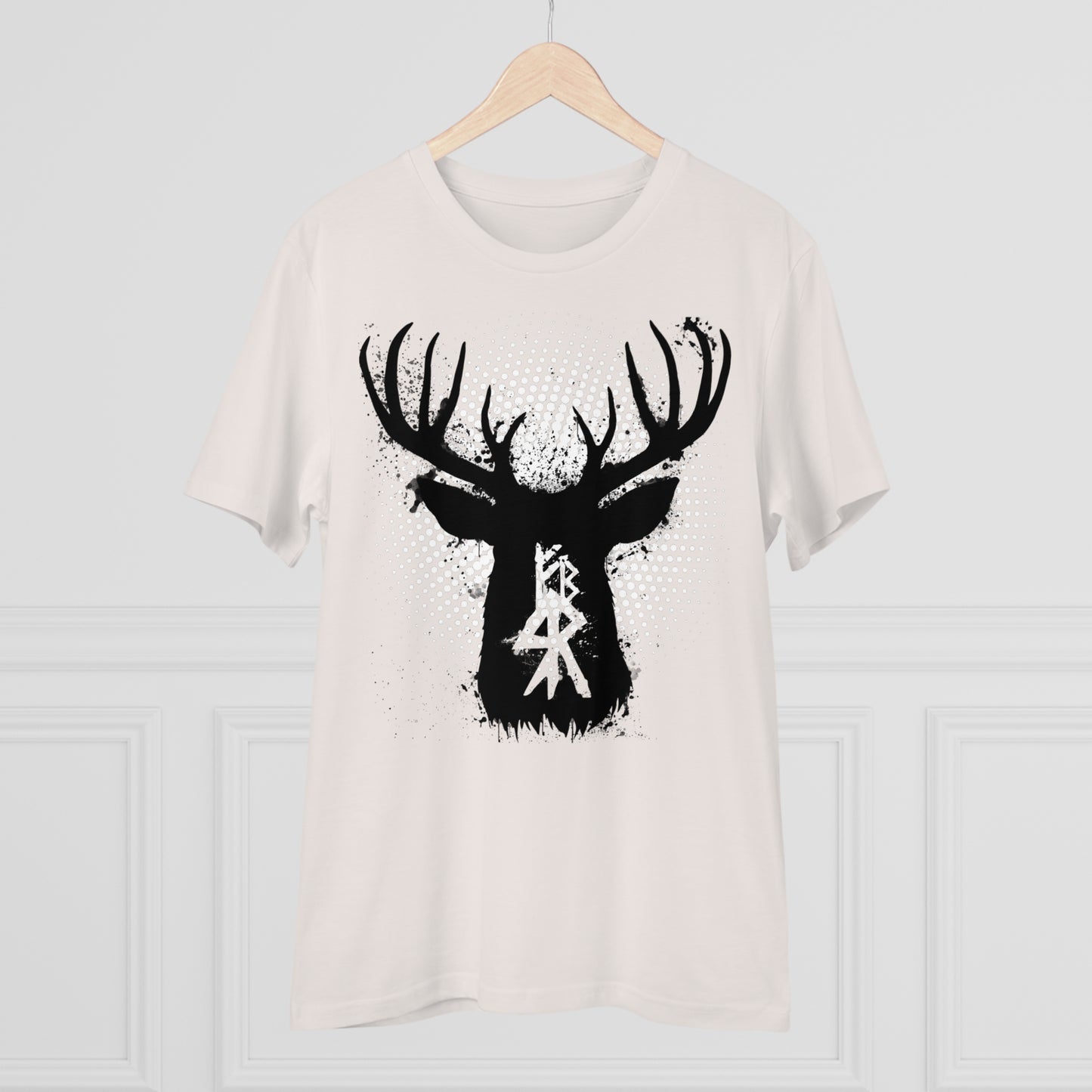 T-shirt unisex eco cotton - deer binding halter