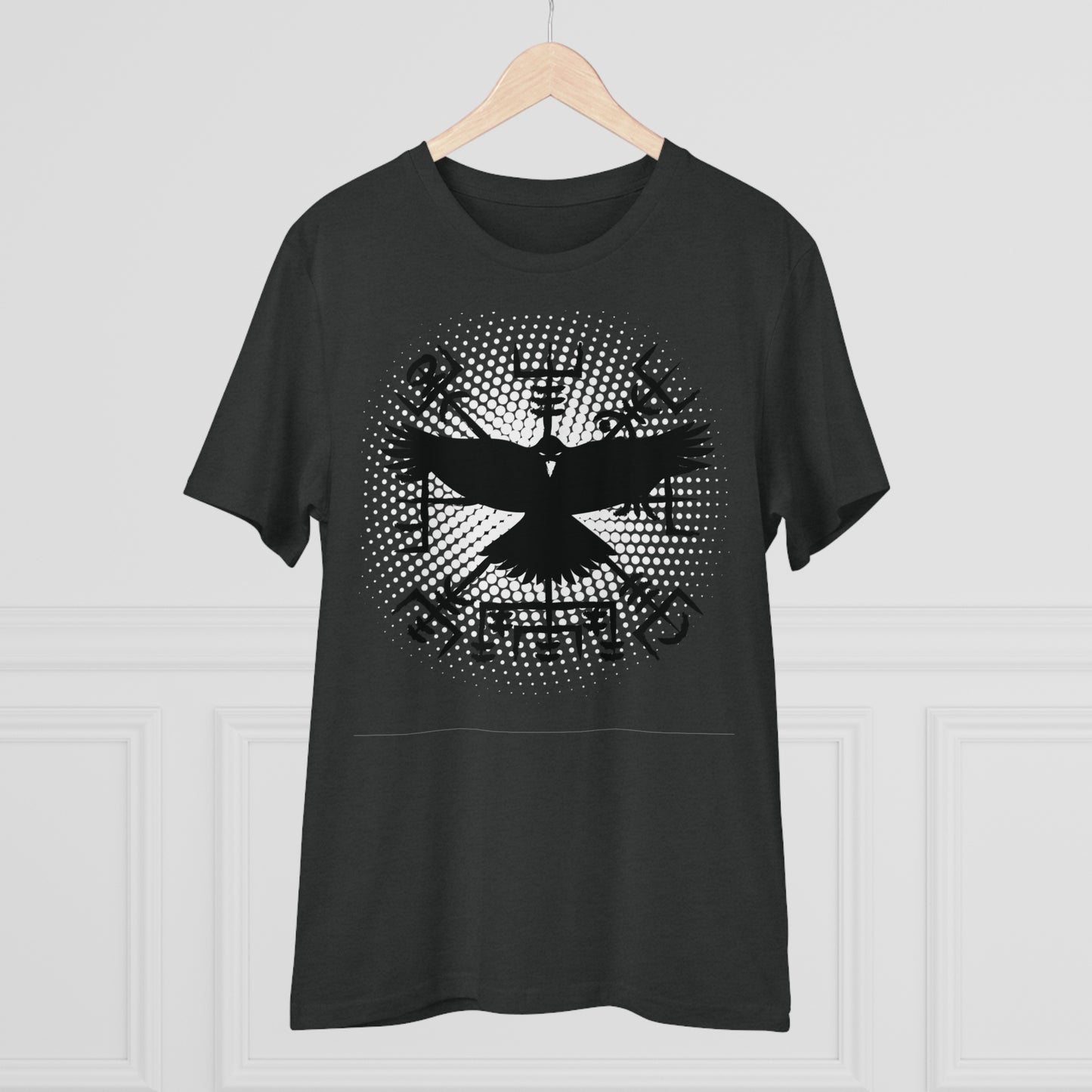 T-shirt unisex eco cotton - vegvisir and raven