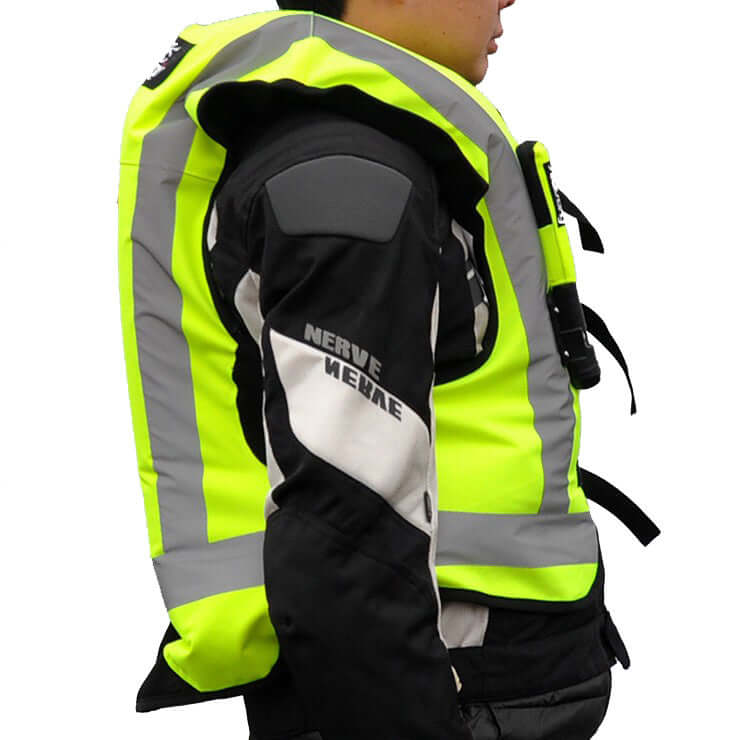 Motorcycle airbag vest