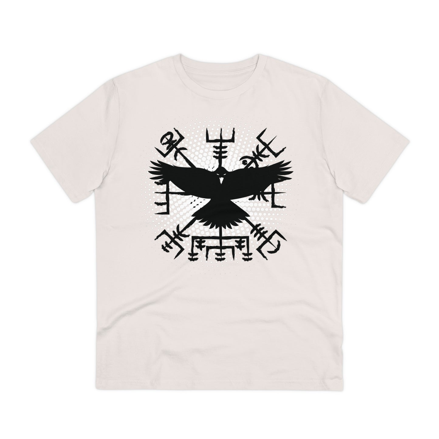 T-shirt unisex eco cotton - vegvisir and raven