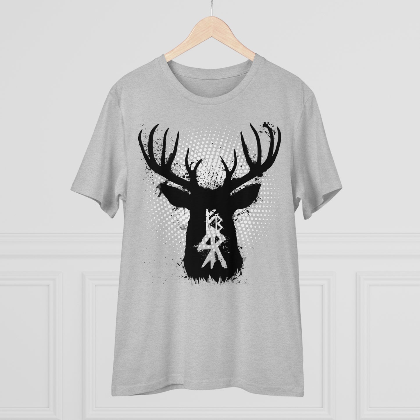 T-shirt unisex eco cotton - deer binding halter