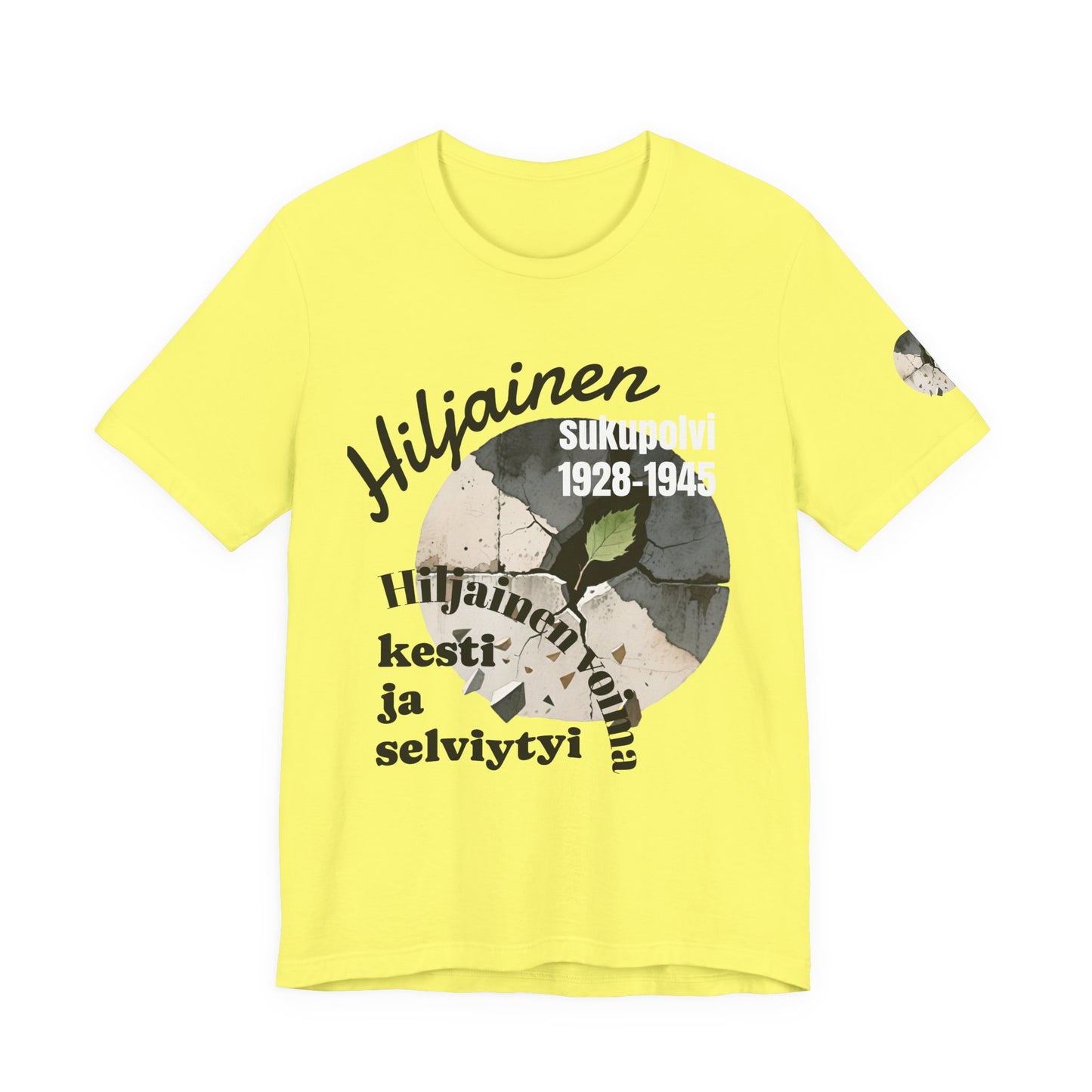 hiljainen sukupolvi silent gen  Unisex Jersey Short Sleeve Tee