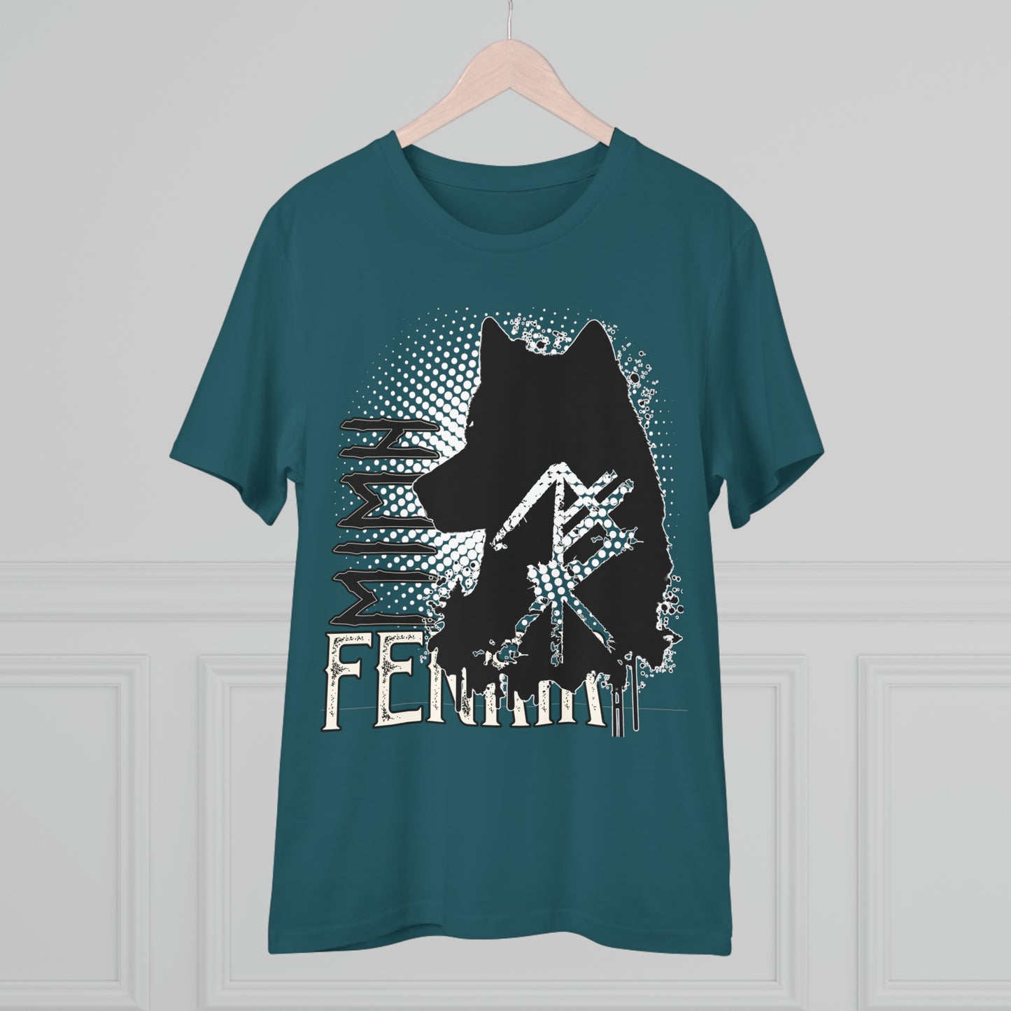 T-shirt unisex eco cotton - wolf Fenrir