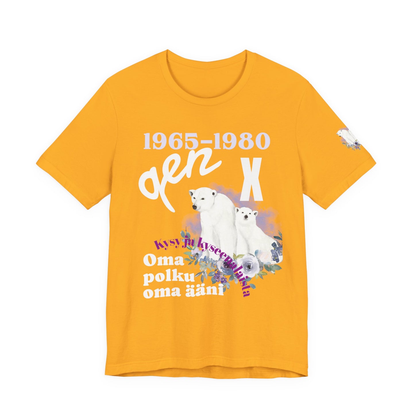 gen x jääkarhu  Unisex Jersey Short Sleeve Tee