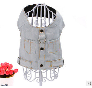 Pet denim vest