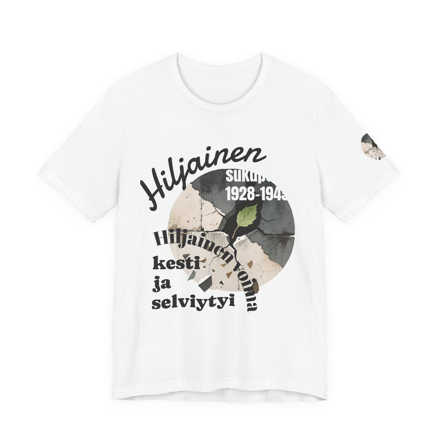 hiljainen sukupolvi silent gen  Unisex Jersey Short Sleeve Tee