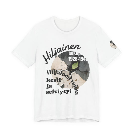 hiljainen sukupolvi silent gen  Unisex Jersey Short Sleeve Tee
