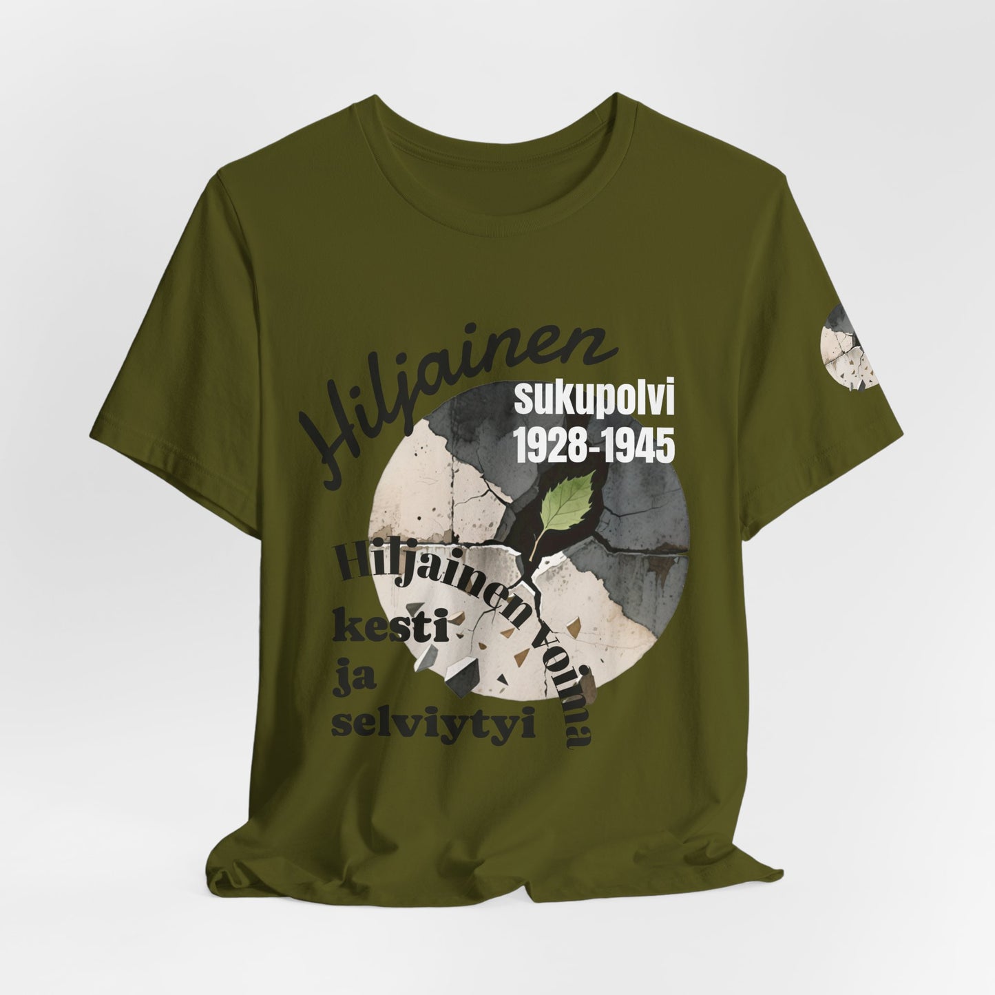 hiljainen sukupolvi silent gen  Unisex Jersey Short Sleeve Tee