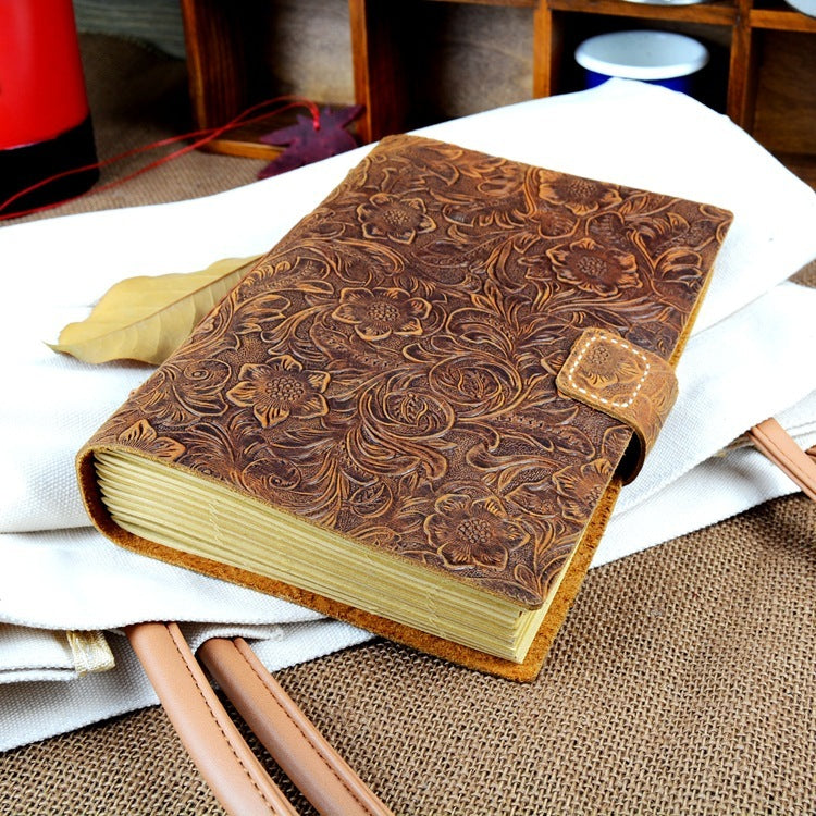 Leather hand made notebook