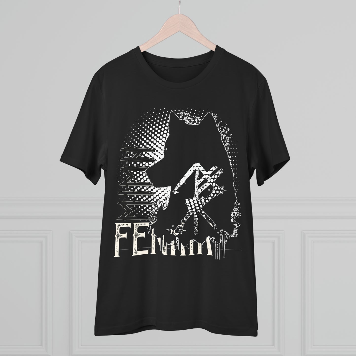 T-shirt unisex eco cotton - wolf Fenrir