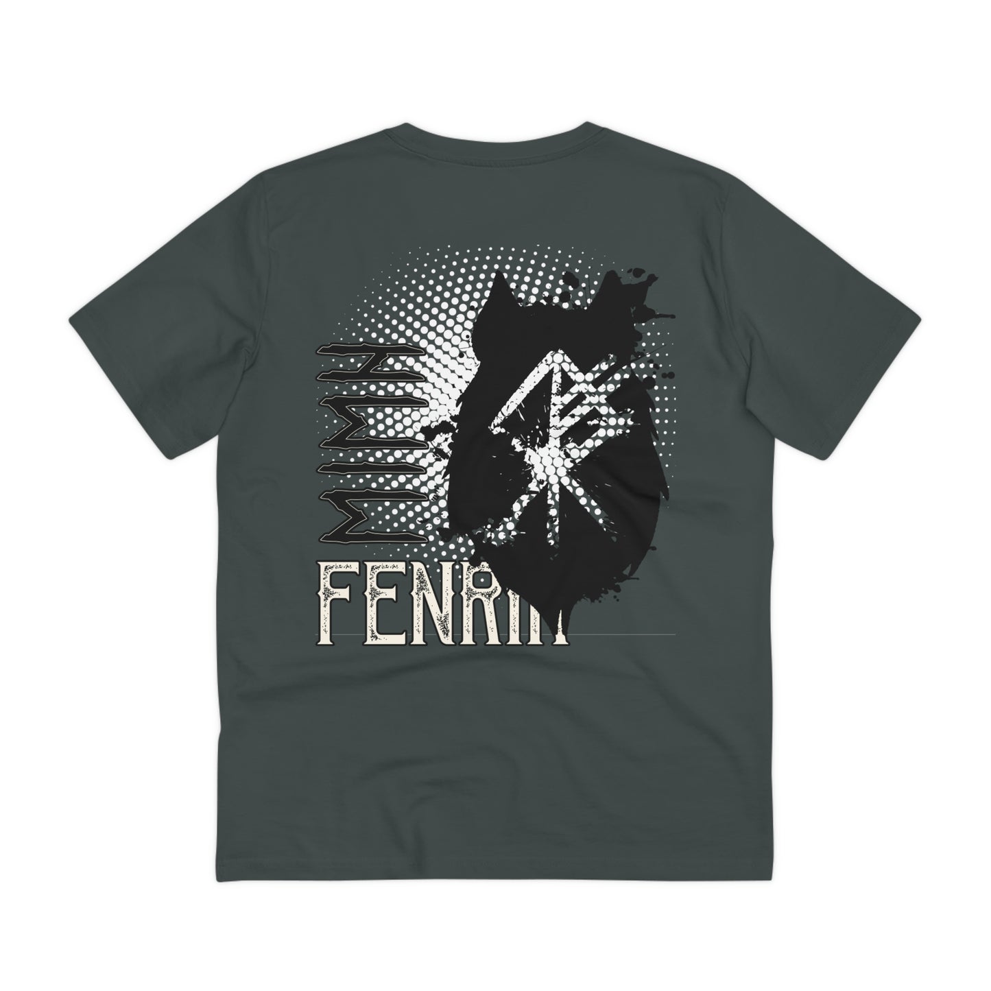 T-shirt unisex eco cotton - wolf Fenrir