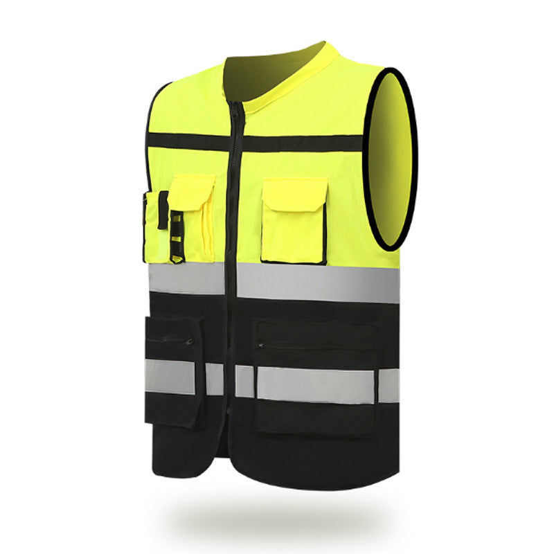 Reflective Traffic Commander Safety Suit Vest