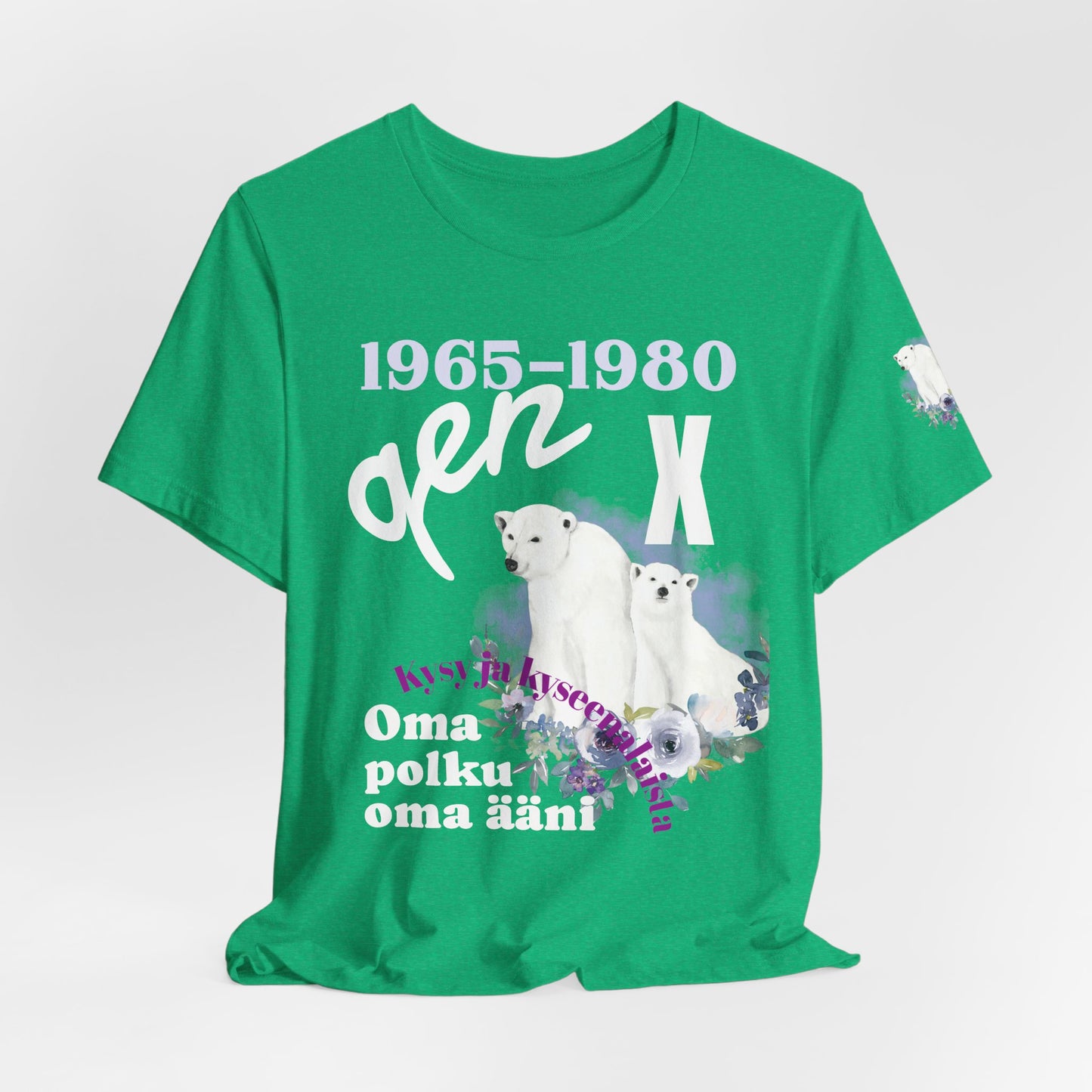 gen x jääkarhu  Unisex Jersey Short Sleeve Tee