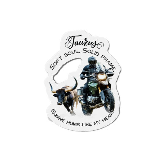 Zodiac Härkä jääkaappimagneetti, muotoon leikattu - Motoristi