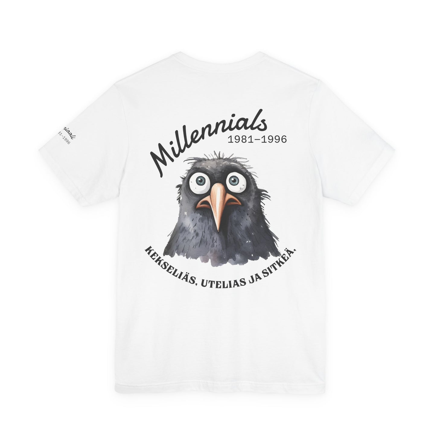 Korppi Milleniaalit Gen T-Shirt — Finnish Graphic Tee