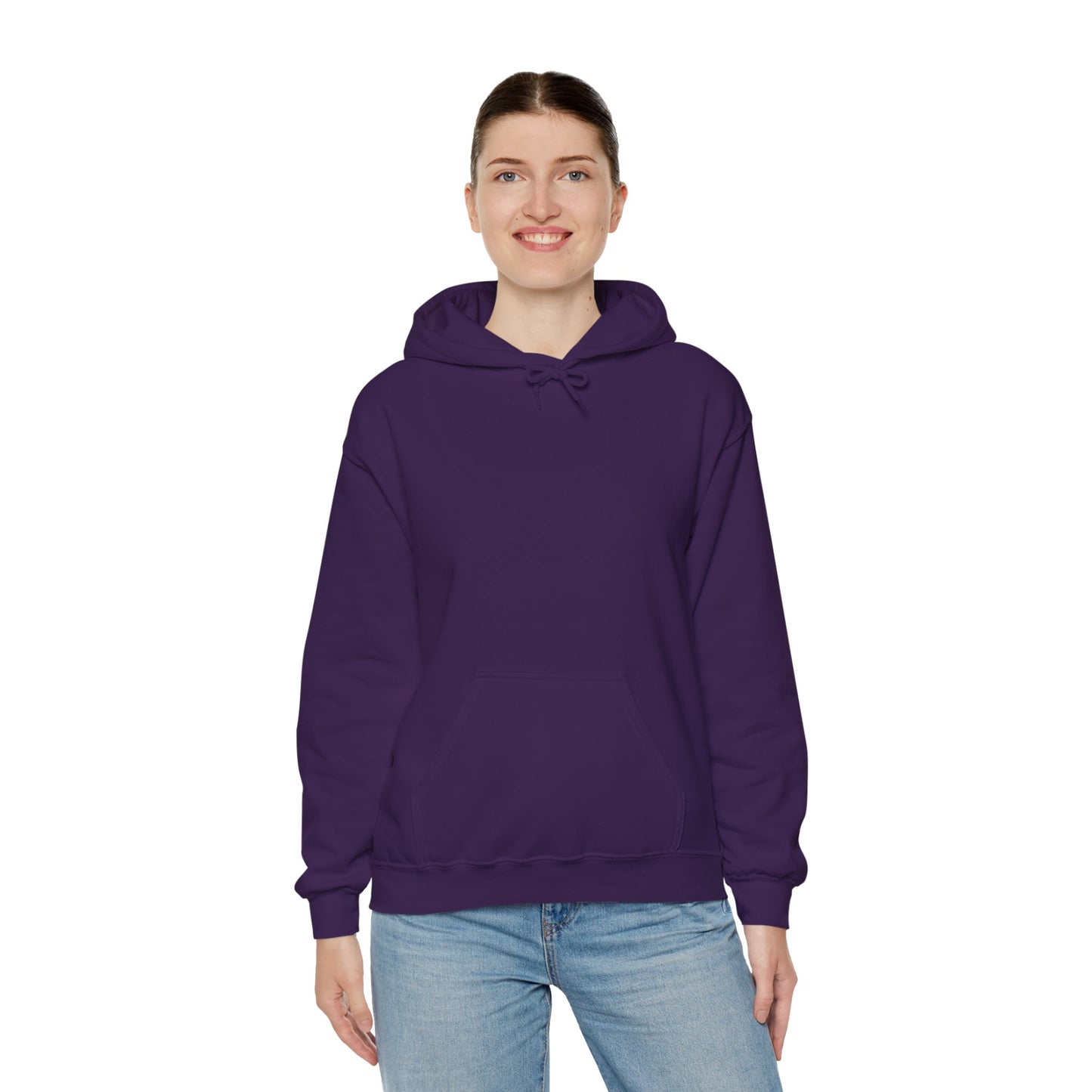 hoodie in strong cotton -- bindrune raven on the back