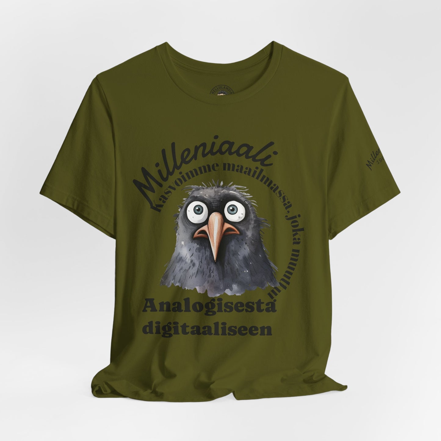 Korppi Milleniaalit Gen T-Shirt — Finnish Graphic Tee