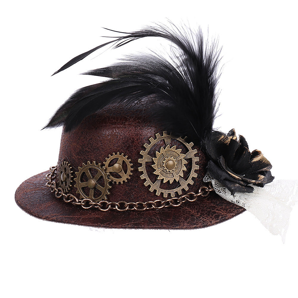 Halloween Gothic Mini Top Hat Steampunk Little Hat