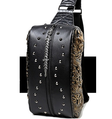 Riveted Leather Gothic Bag