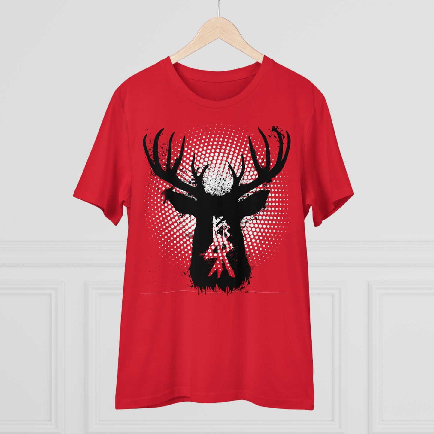 T-shirt unisex eco cotton - deer binding halter