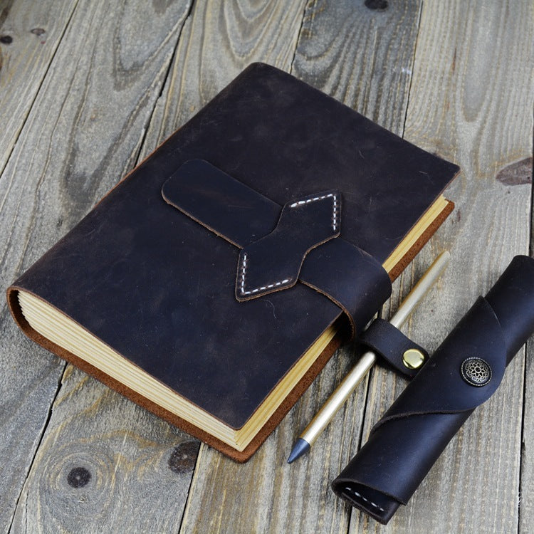 Leather hand made notebook