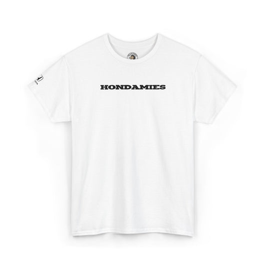 Hondamies Graphic Tee — Retro Script Car Lover T-Shirt