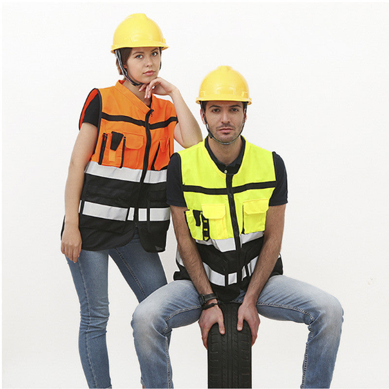 Reflective Traffic Commander Safety Suit Vest