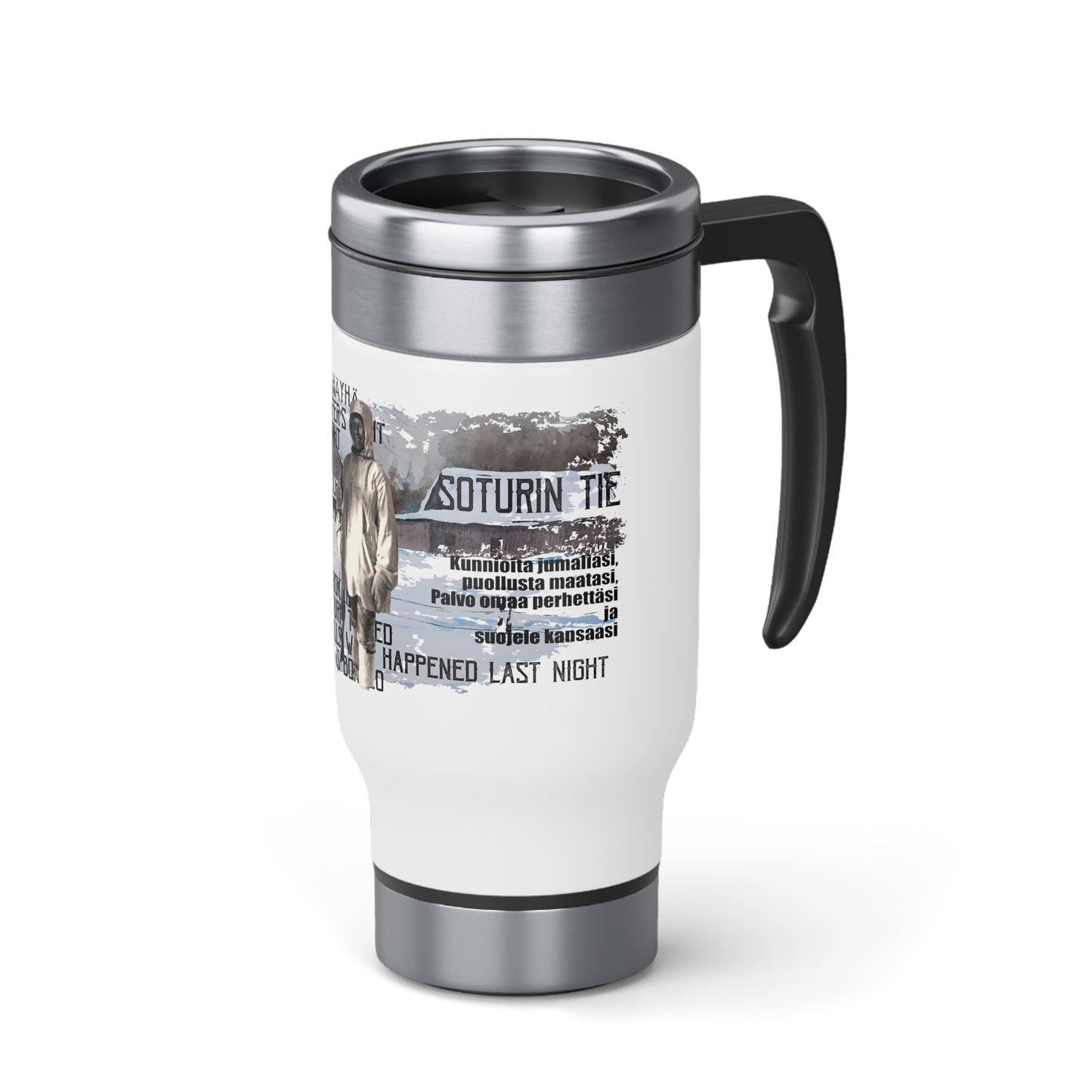 Thermos mug warrior's road - Simo Häyhä