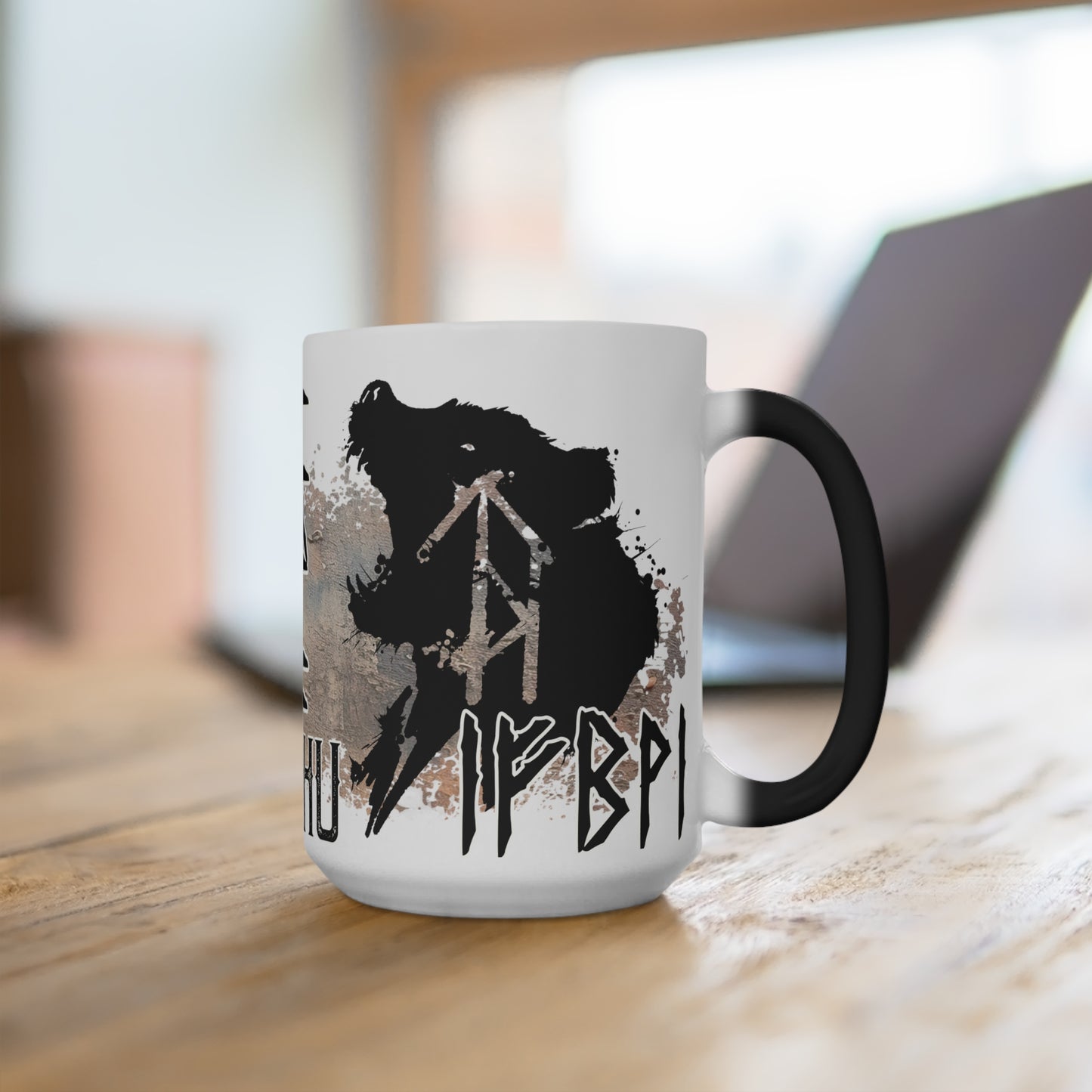 Viking bear magic mug