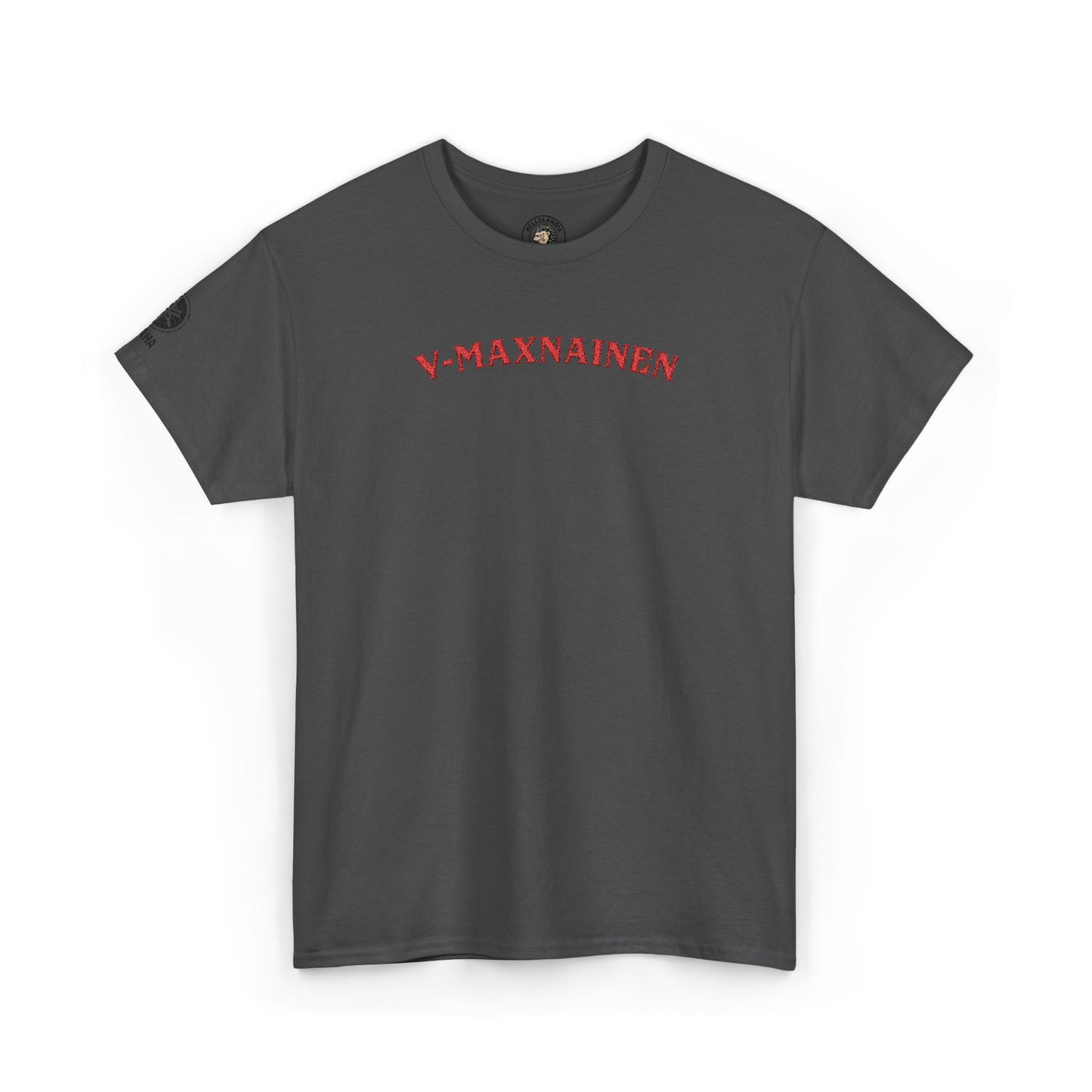 v-maxnainen Graphic Tee — Retro Script biker Lover T-Shirt