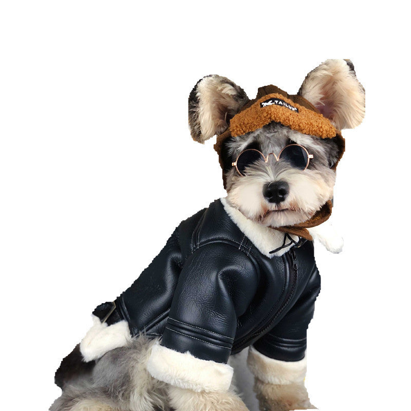 Biker Dog Winter Jacket