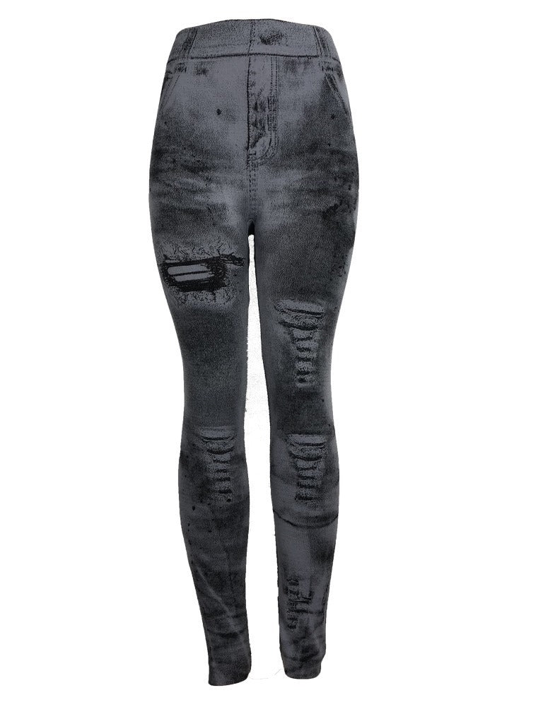 Foreign Trade Denim Leggings Women