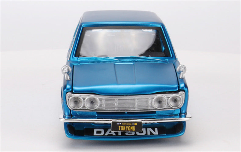 1971 Dassan DATSUN 510 Modified Version Simulation Alloy Car Model Toy Ornaments