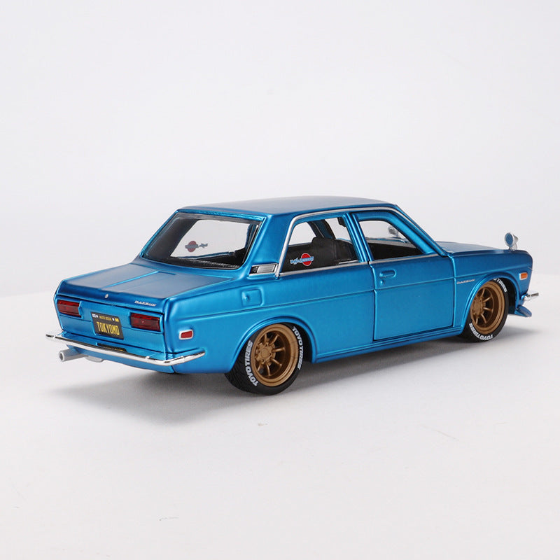 1971 Dassan DATSUN 510 Modified Version Simulation Alloy Car Model Toy Ornaments