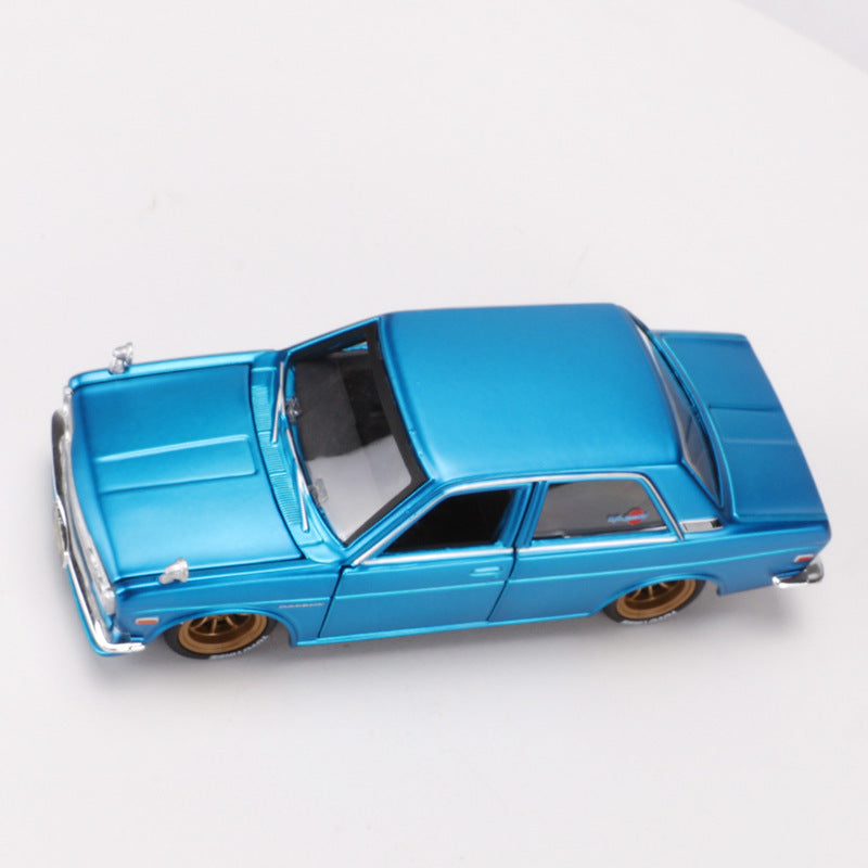 1971 Dassan DATSUN 510 Modified Version Simulation Alloy Car Model Toy Ornaments