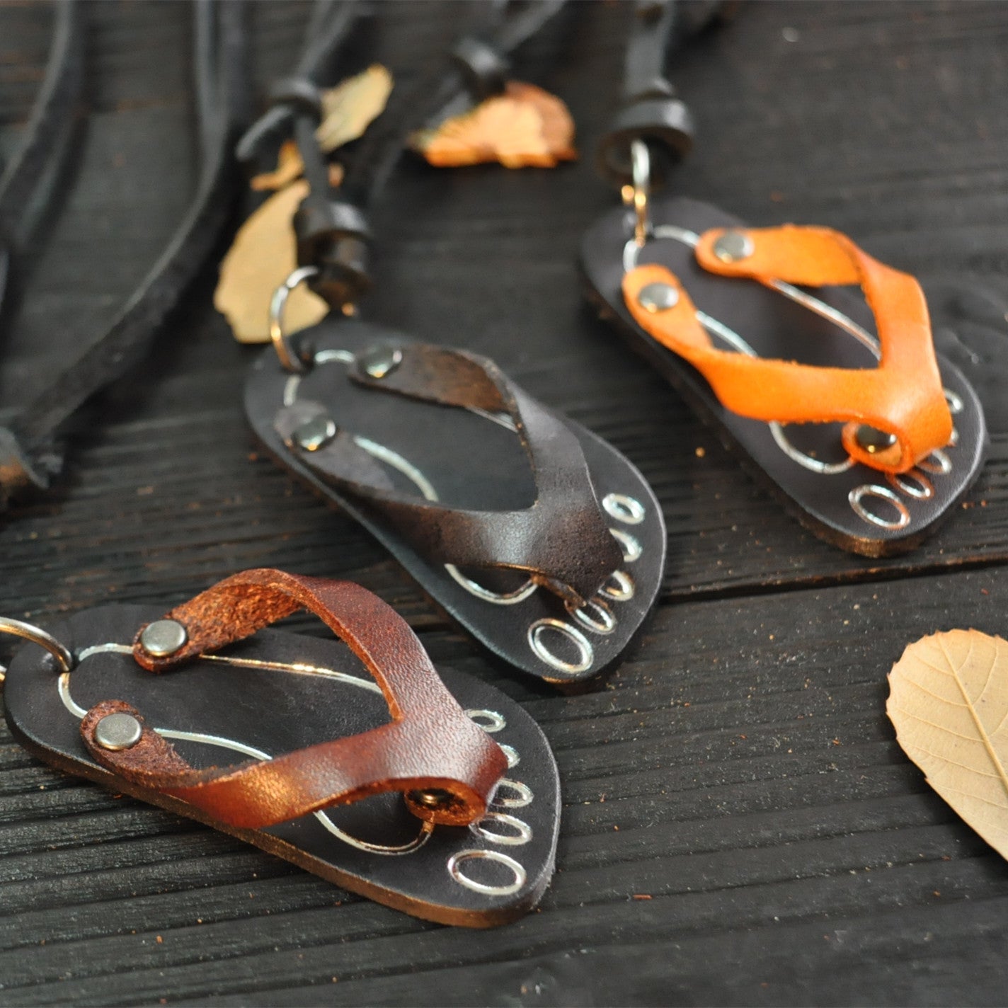 Cowhide Necklace And Leather Rope Jewelry