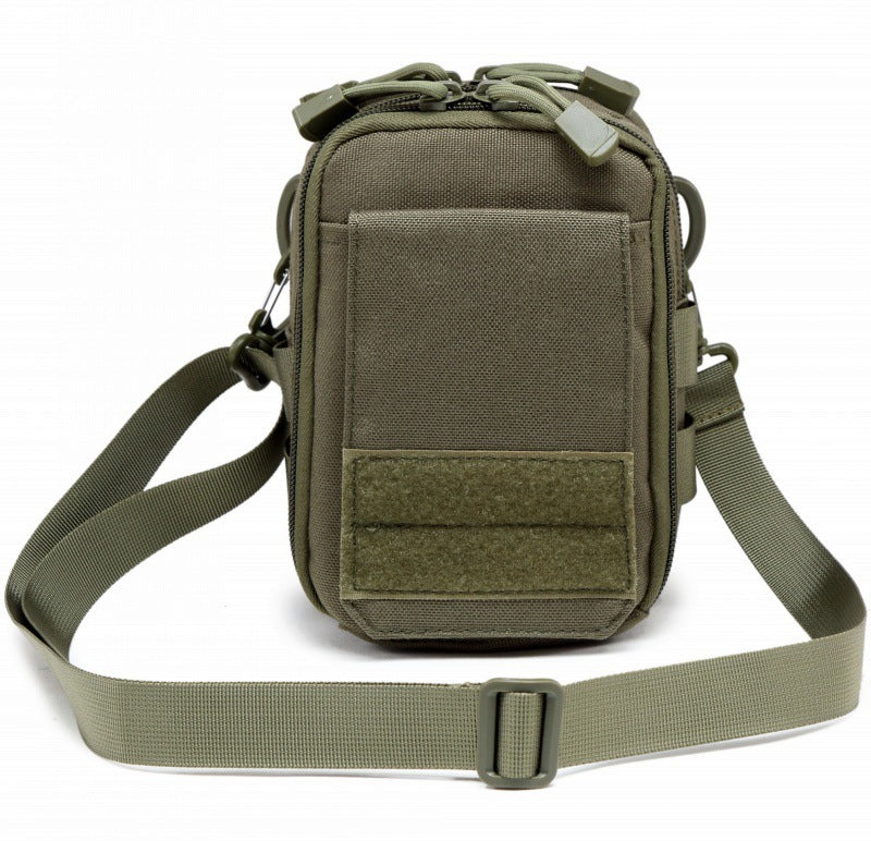 Tactical Multifunctional One-Shoulder Messenger Bag Military Fan Outdoor Sports Coin Purse Mobile Phone Pocket Molle Accessory Bag