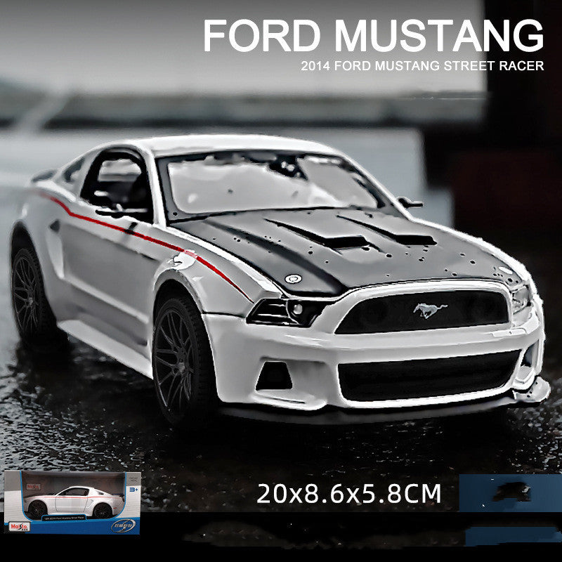 Meritor Figure  Ford Mustang Gt Car Model Original Simulation Alloy Supercar Toy Car Model Decoration