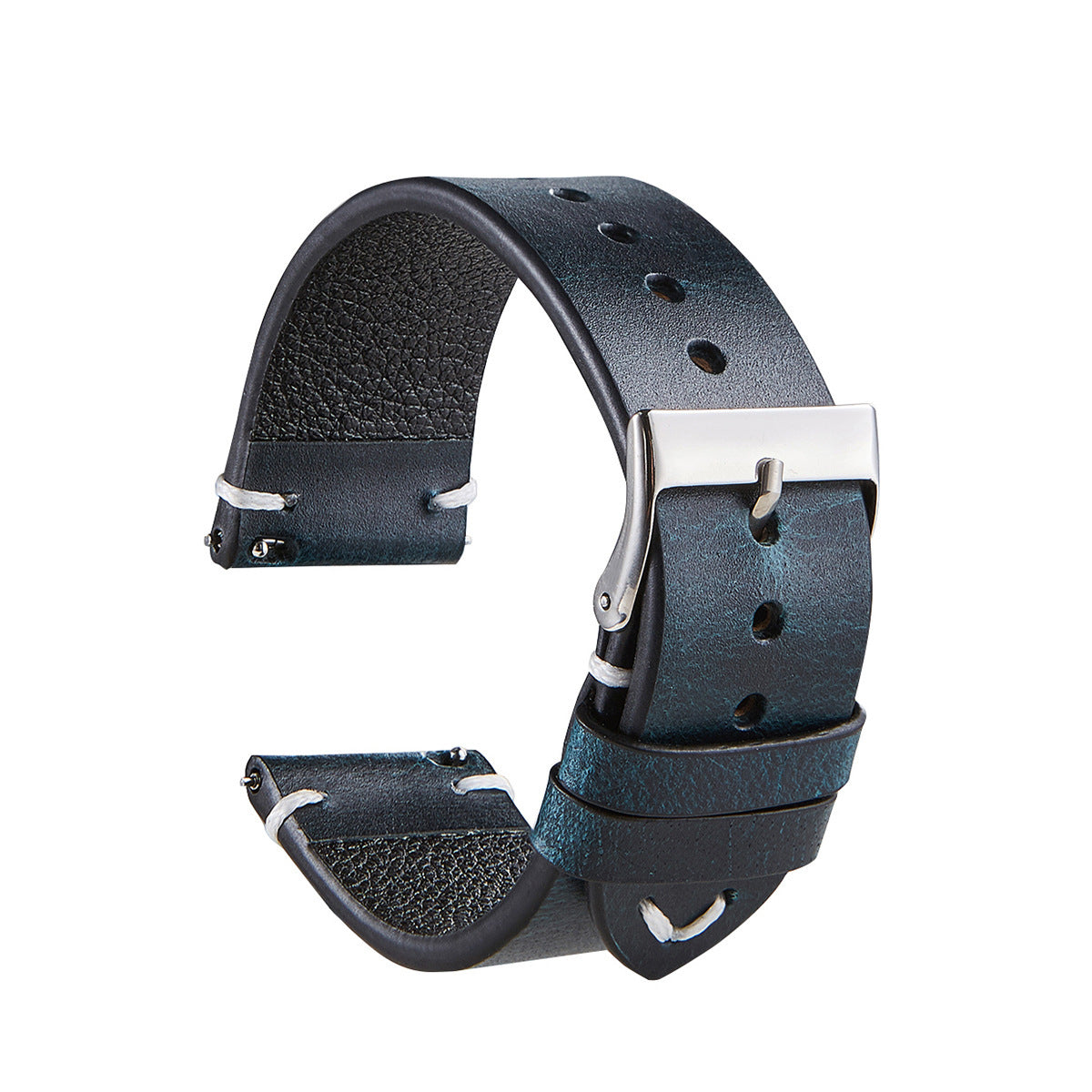 Pure Leather Leather Strap Men's And Women's Thin Italian Leather