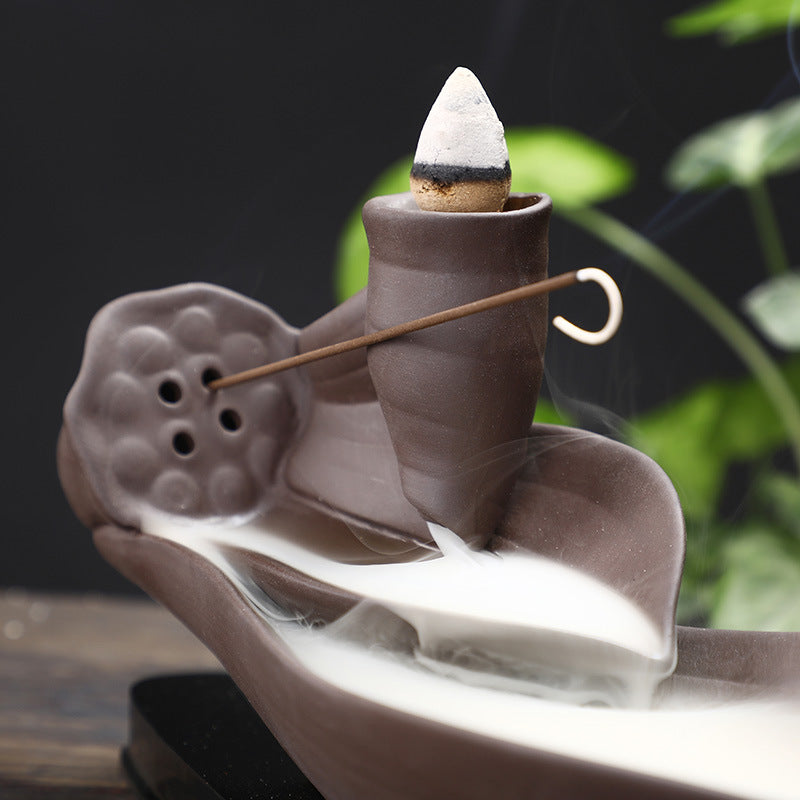 Backflow Incense Burner - suitsukkeen polttoalusta