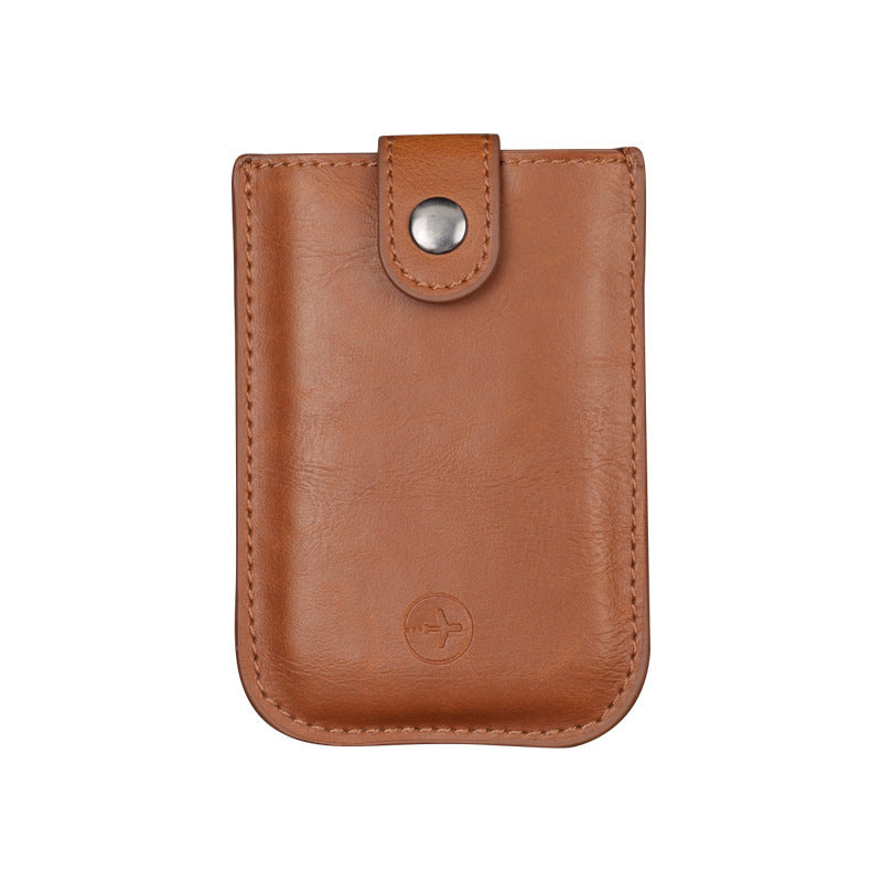 Pull-Out Men'S Leather Pu Multi-Card Slot Credit Card Bank Card Holder Id Card Case Card Holder