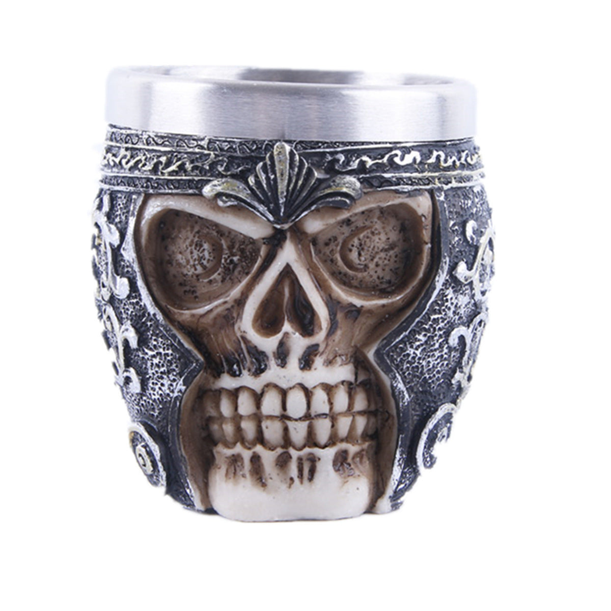 Creative Skull Knight Claw Resin Cup Stainless Steel Drinking Cup